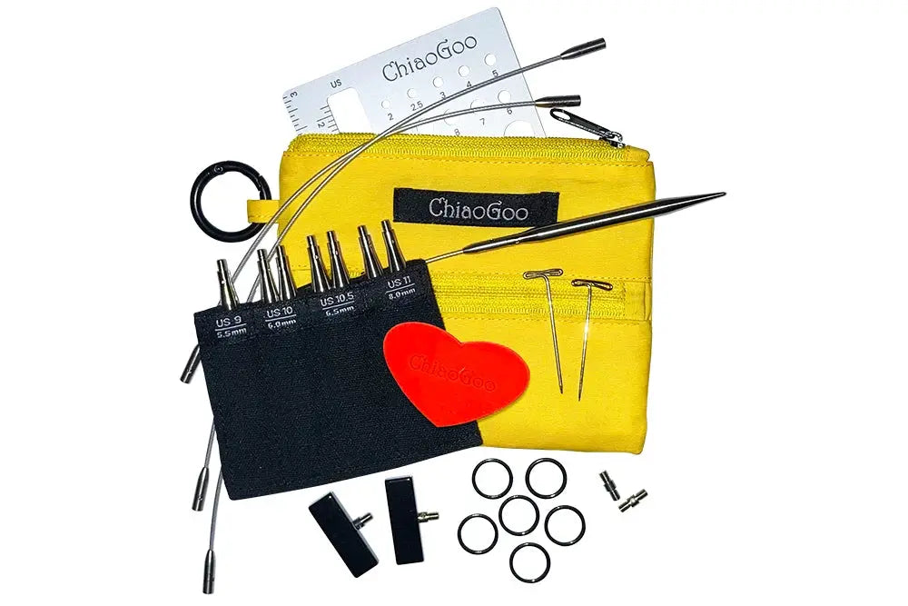 Chiaogoo Twist Shorties set Large Yellow ChiaoGoo