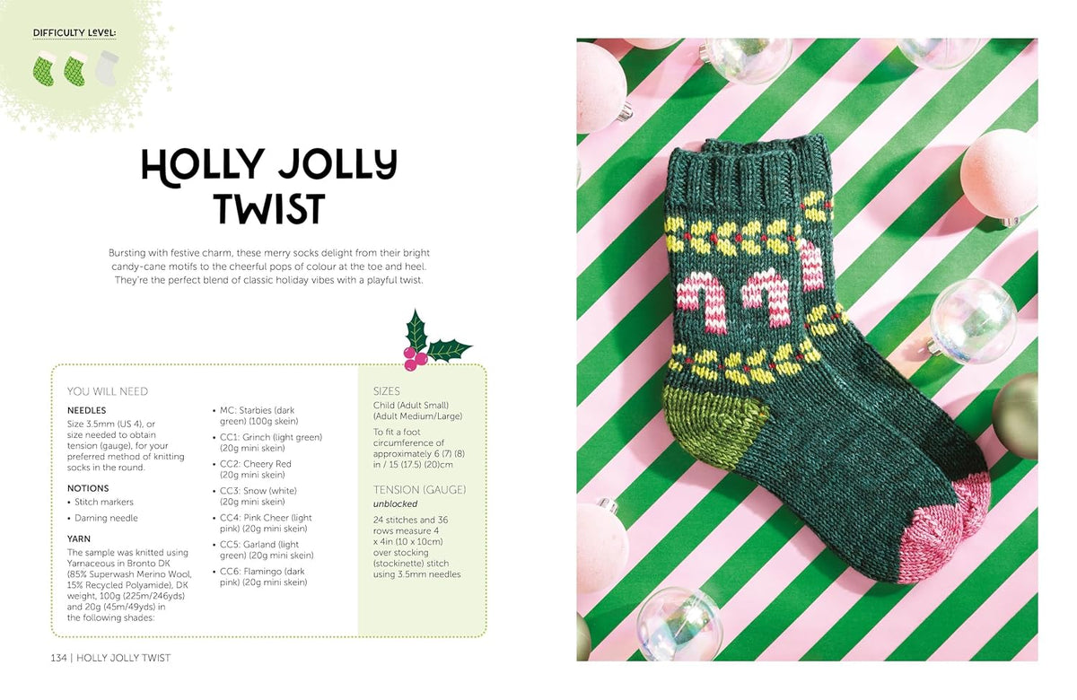 Knit a Box of Christmas Socks: 24 festive sock knitting patterns for the holidays