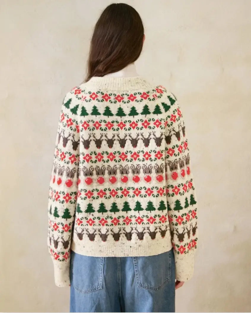 Christmas Sweater pattern Sandnes Garn - Treasure Modern Knitting