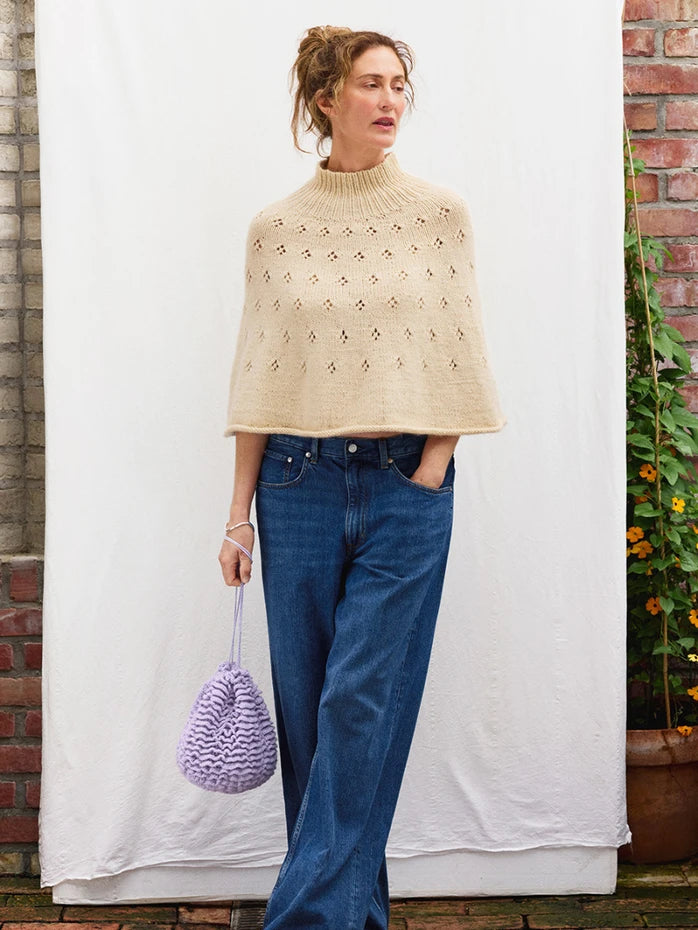 Sandnes Garn Petal bucket bag pattern