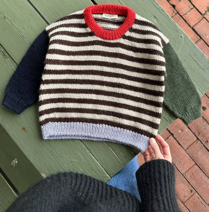 PetiteKnit Holger sweater pattern - Treasure Modern Knitting