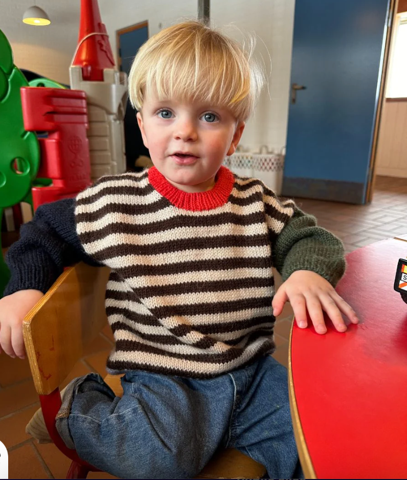PetiteKnit Holger sweater pattern - Treasure Modern Knitting
