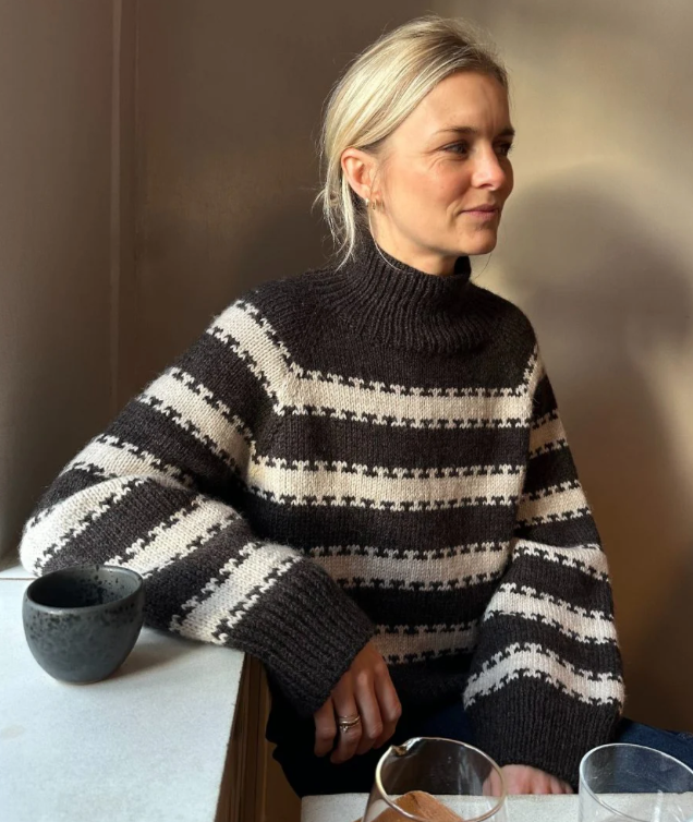 PetiteKnit Key Sweater pattern COMING SOON - Treasure Modern Knitting