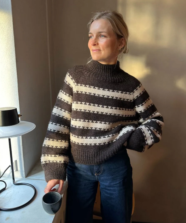 PetiteKnit Key Sweater pattern COMING SOON - Treasure Modern Knitting