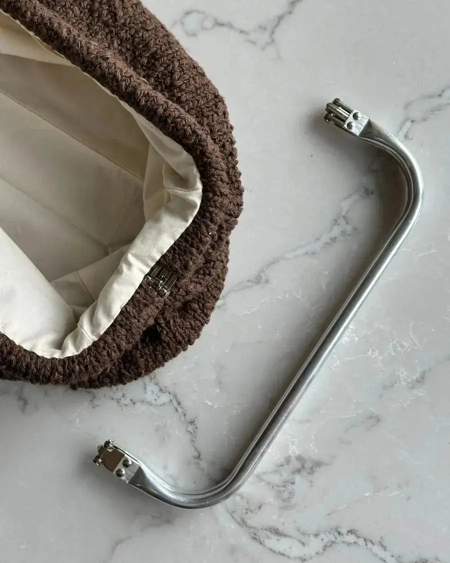 PetiteKnit Large Teddy Clutch yarn kit PetiteKnit