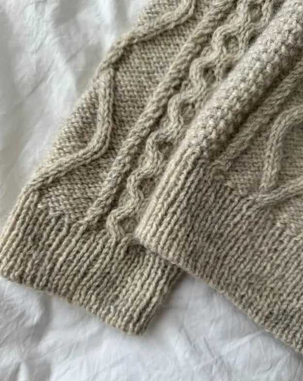 PetiteKnit Dagmar jacket pattern - Treasure Modern Knitting