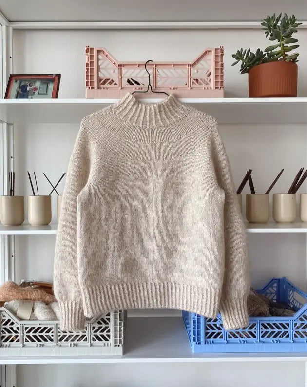 PetiteKnit Novice sweater yarn kit Treasure Modern Knitting