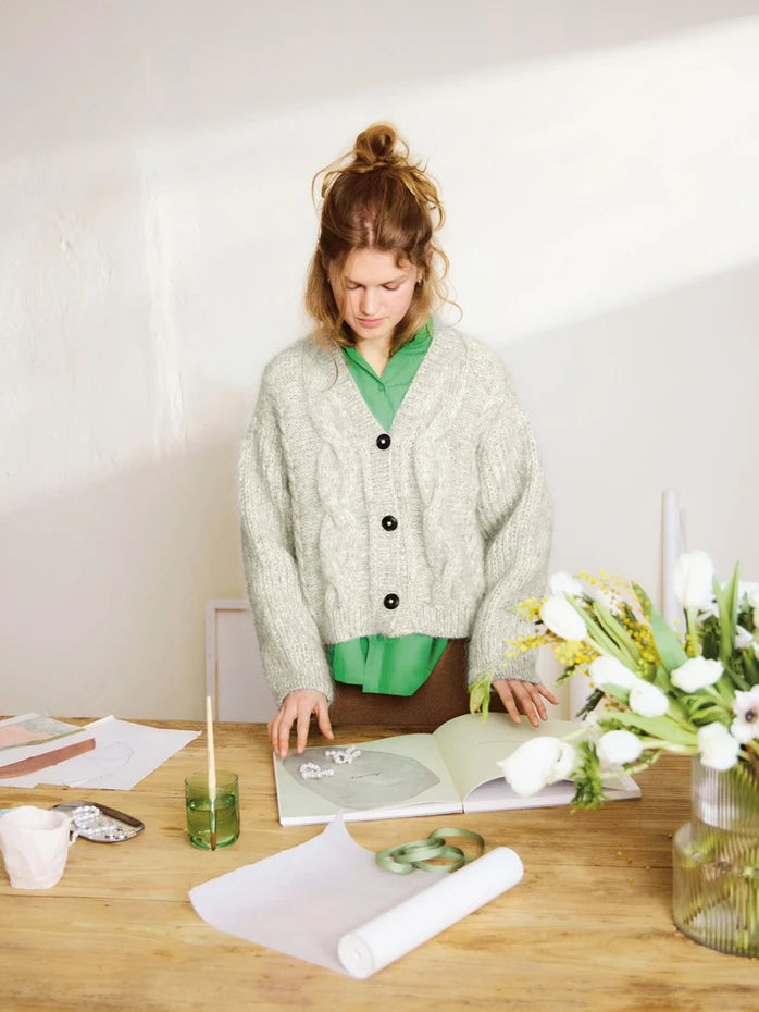 Sandnes Garn Harper Cardigan pattern