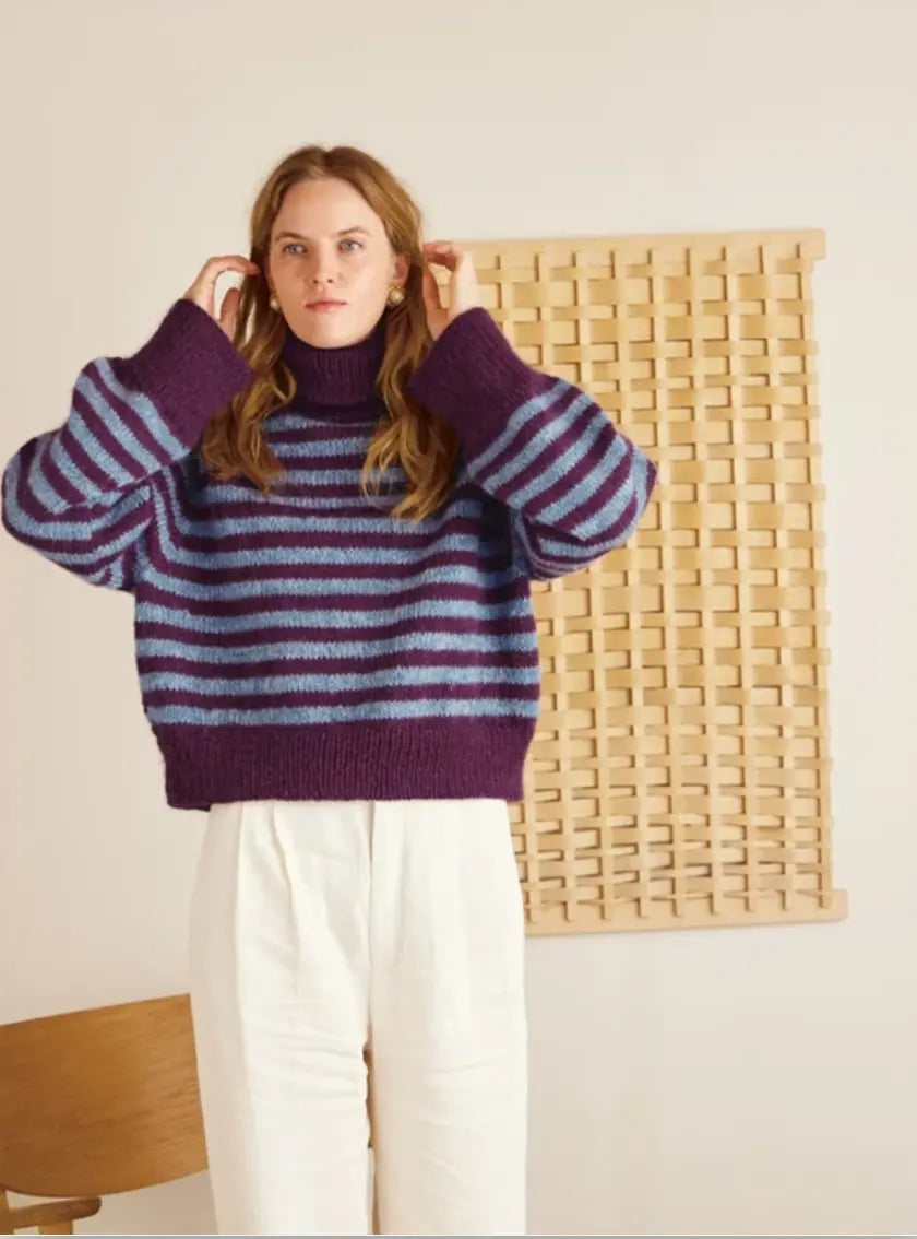 South Sweater pattern Sandnes Garn - Treasure Modern Knitting