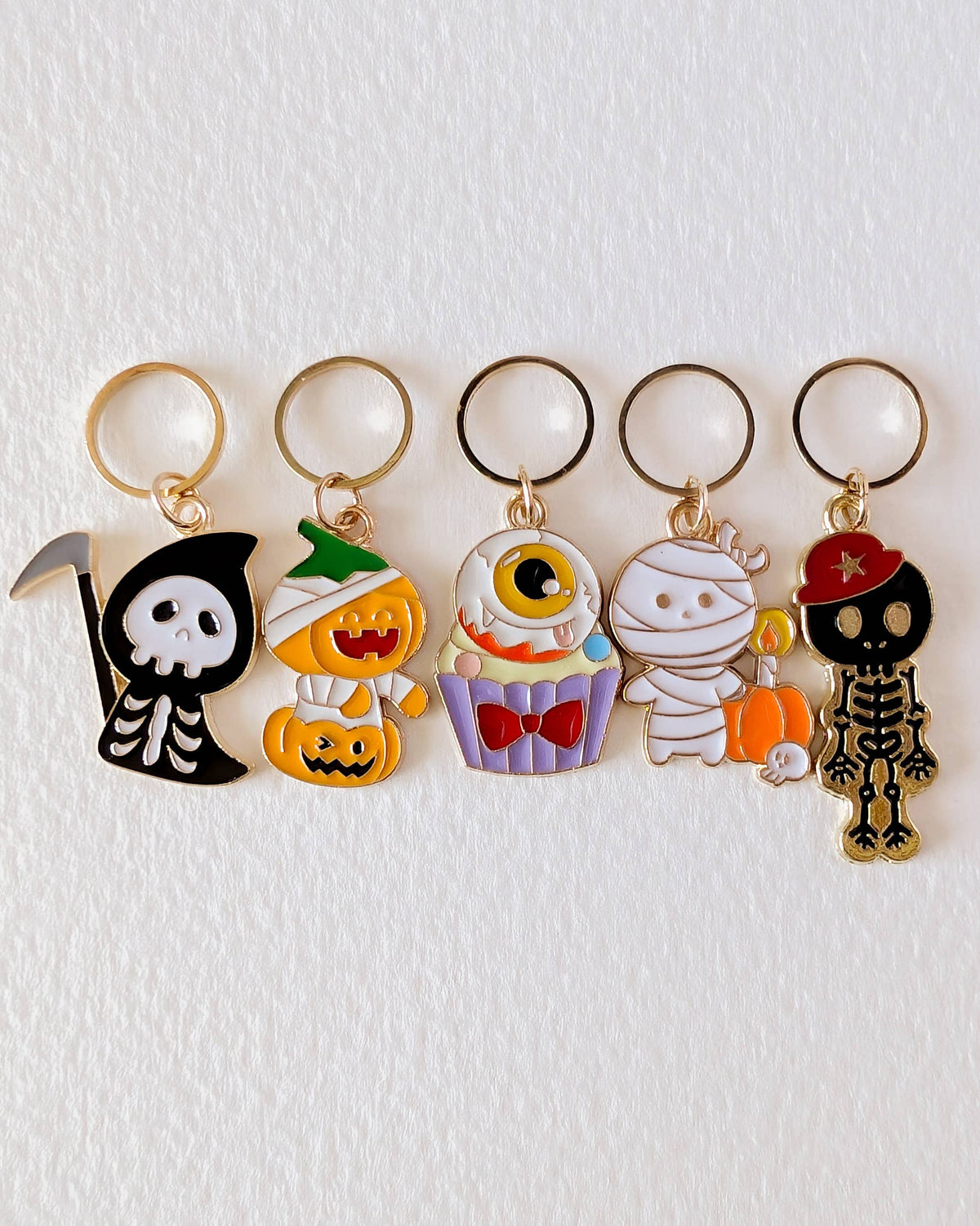 Hello Kim - Kim Chui - Halloween #2 - Stitch markers
