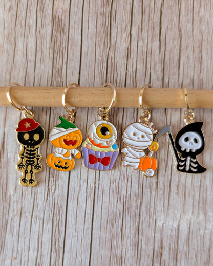 Hello Kim - Kim Chui - Halloween #2 - Stitch markers