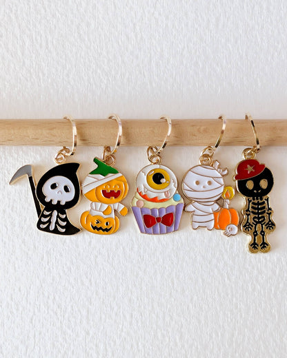 Hello Kim - Kim Chui - Halloween #2 - Stitch markers