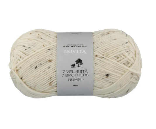 Novita 7 Veljestä/7 Brothers Nummi tweed sock yarn 100g - Treasure Modern Knitting