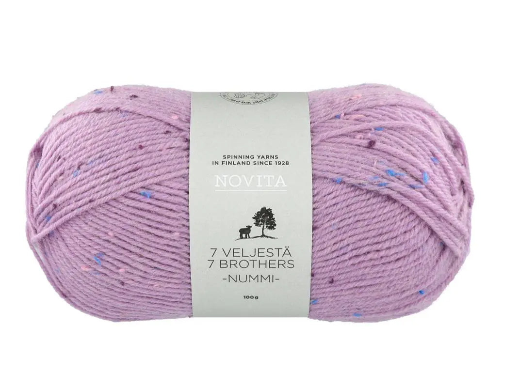 Novita 7 Veljestä/7 Brothers Nummi tweed sock yarn 100g - Treasure Modern Knitting