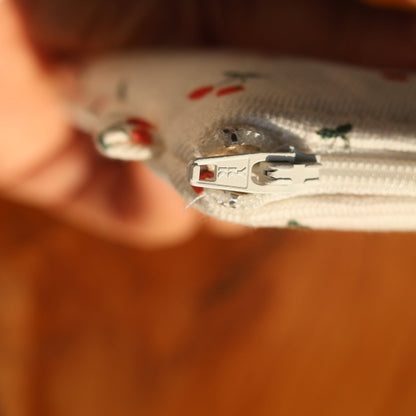 The Knitting Swan - Cherries Notion Pouch