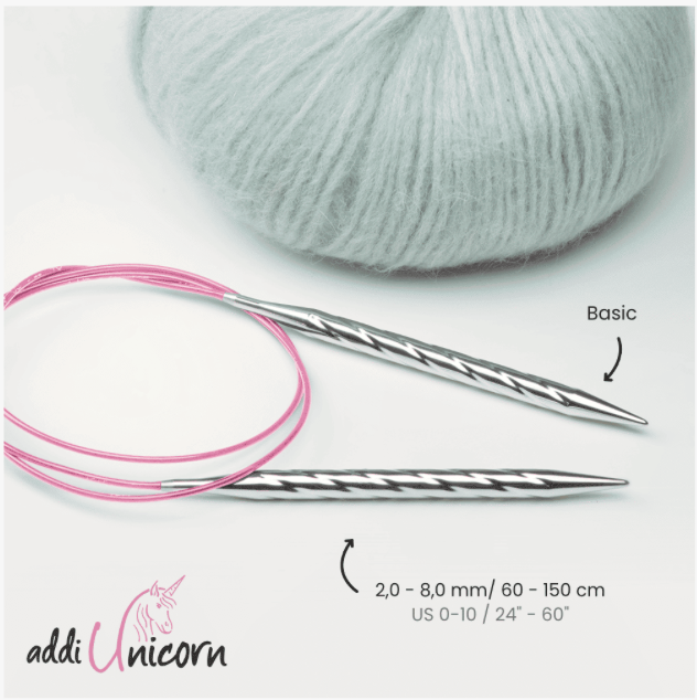 Addi Unicorn circular needles - Treasure Modern Knitting