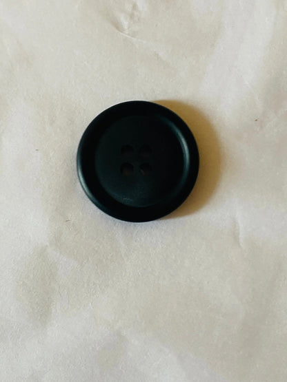 Black Galalith Buttons DeKnofa