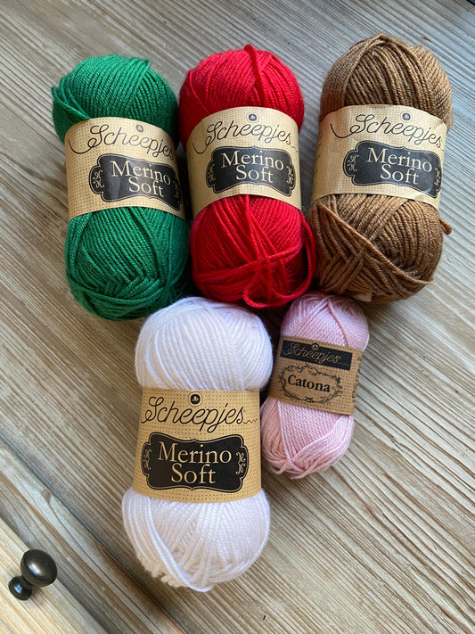 Scheepjes Merino Soft Festive colours Bundle