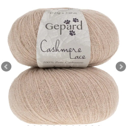 Cashmere Lace Gepard Garn - Treasure Modern Knitting