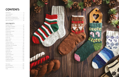 Knit a Box of Christmas Socks: 24 festive sock knitting patterns for the holidays