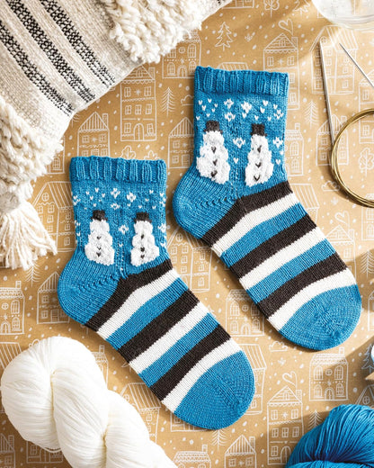 Knit a Box of Christmas Socks: 24 festive sock knitting patterns for the holidays