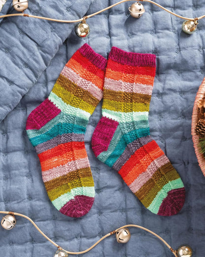 Knit a Box of Christmas Socks: 24 festive sock knitting patterns for the holidays