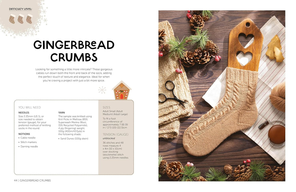 Knit a Box of Christmas Socks: 24 festive sock knitting patterns for the holidays