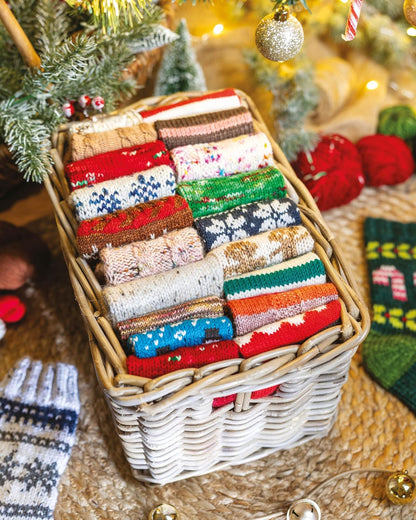 Knit a Box of Christmas Socks: 24 festive sock knitting patterns for the holidays