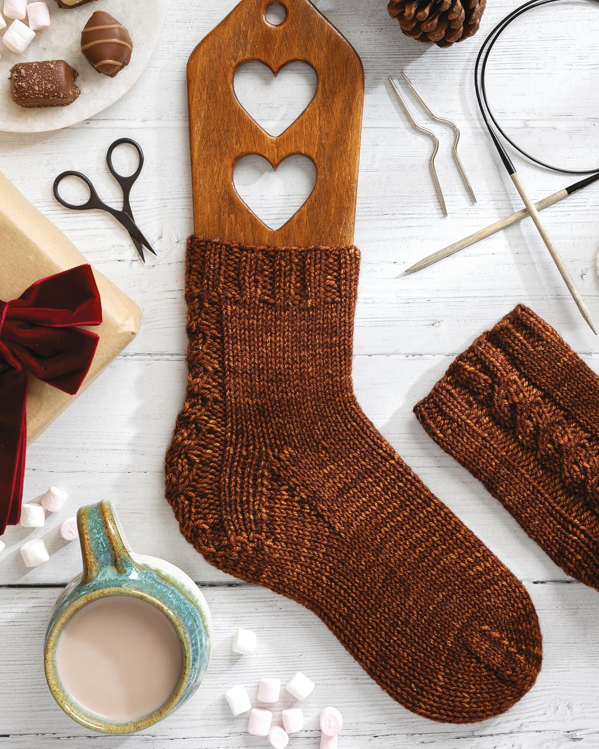 Knit a Box of Christmas Socks: 24 festive sock knitting patterns for the holidays