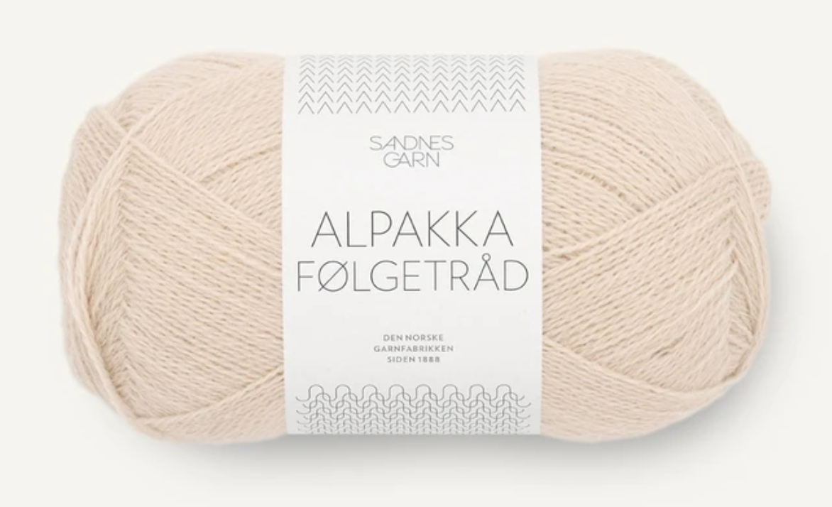 Alpakka Følgetråd Sandnes Garn - Treasure Modern Knitting