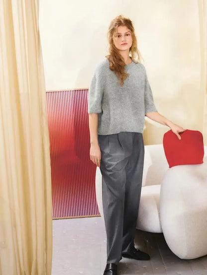Ivy Tee pattern Sunday & Tynn Silk Mohair version Sandnes Garn Sandnes Garn
