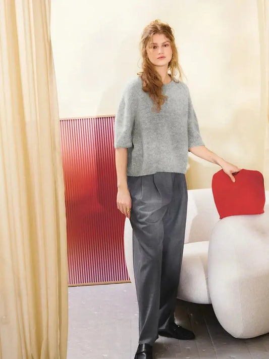 Ivy Tee pattern Sunday & Tynn Silk Mohair version Sandnes Garn Sandnes Garn