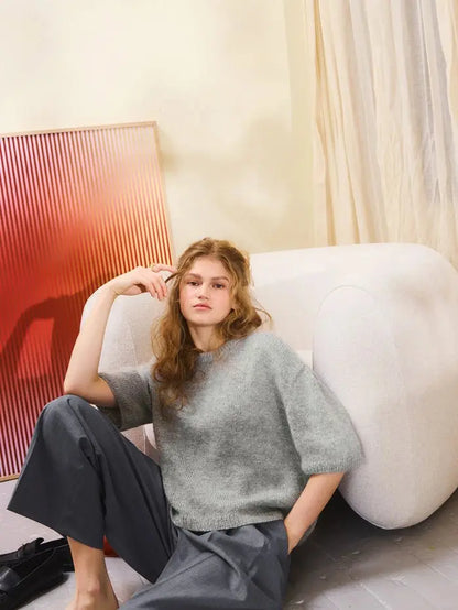 Ivy Tee pattern Sunday & Tynn Silk Mohair version Sandnes Garn Sandnes Garn