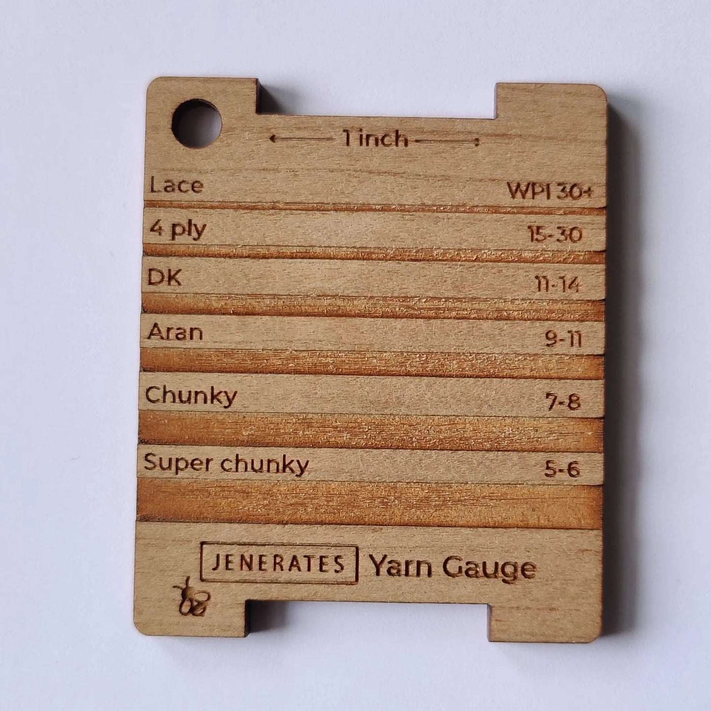 Jenerates by Jen Hogg - Jenerates yarn gauge Jenerates by Jen Hogg