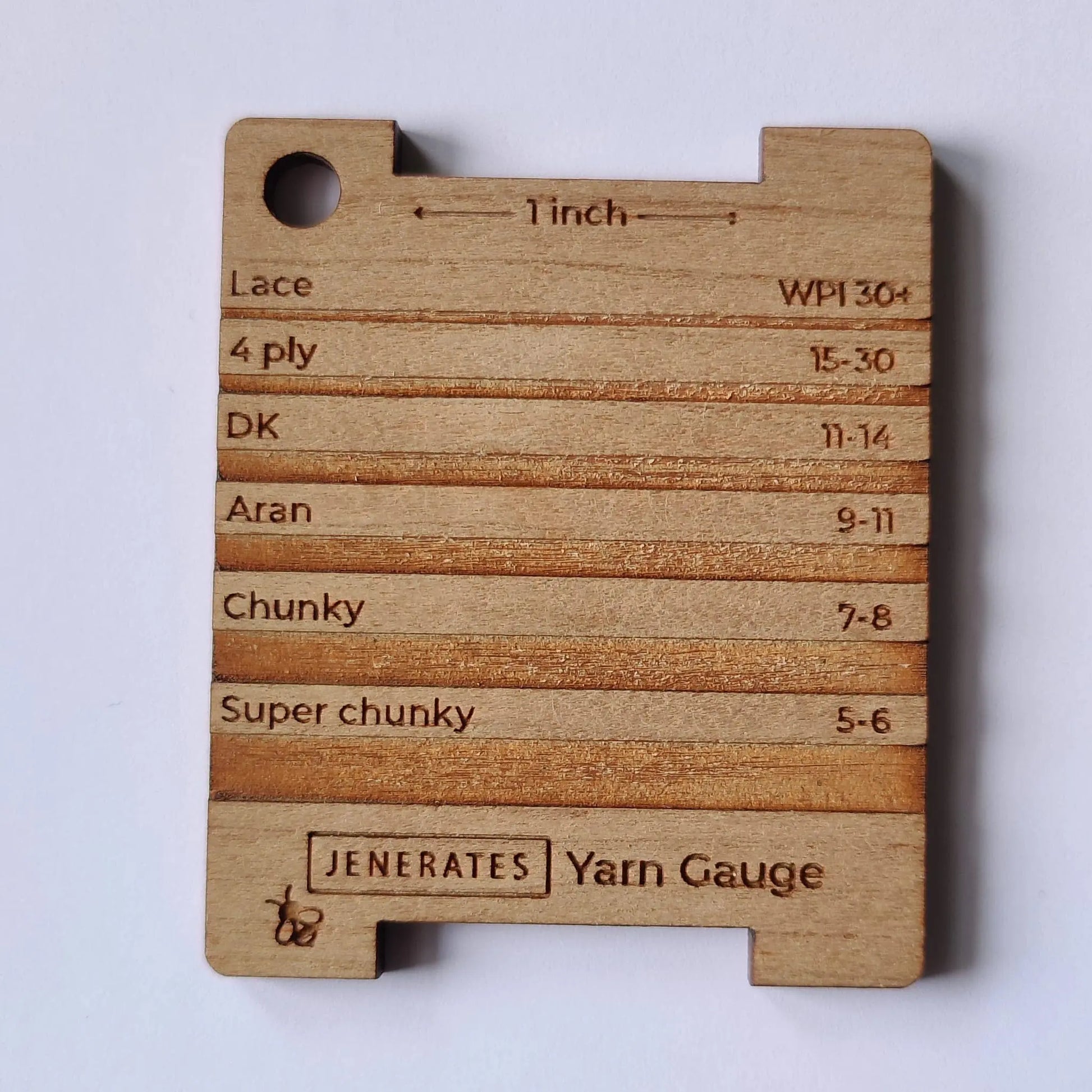 Jenerates by Jen Hogg - Jenerates yarn gauge Jenerates by Jen Hogg