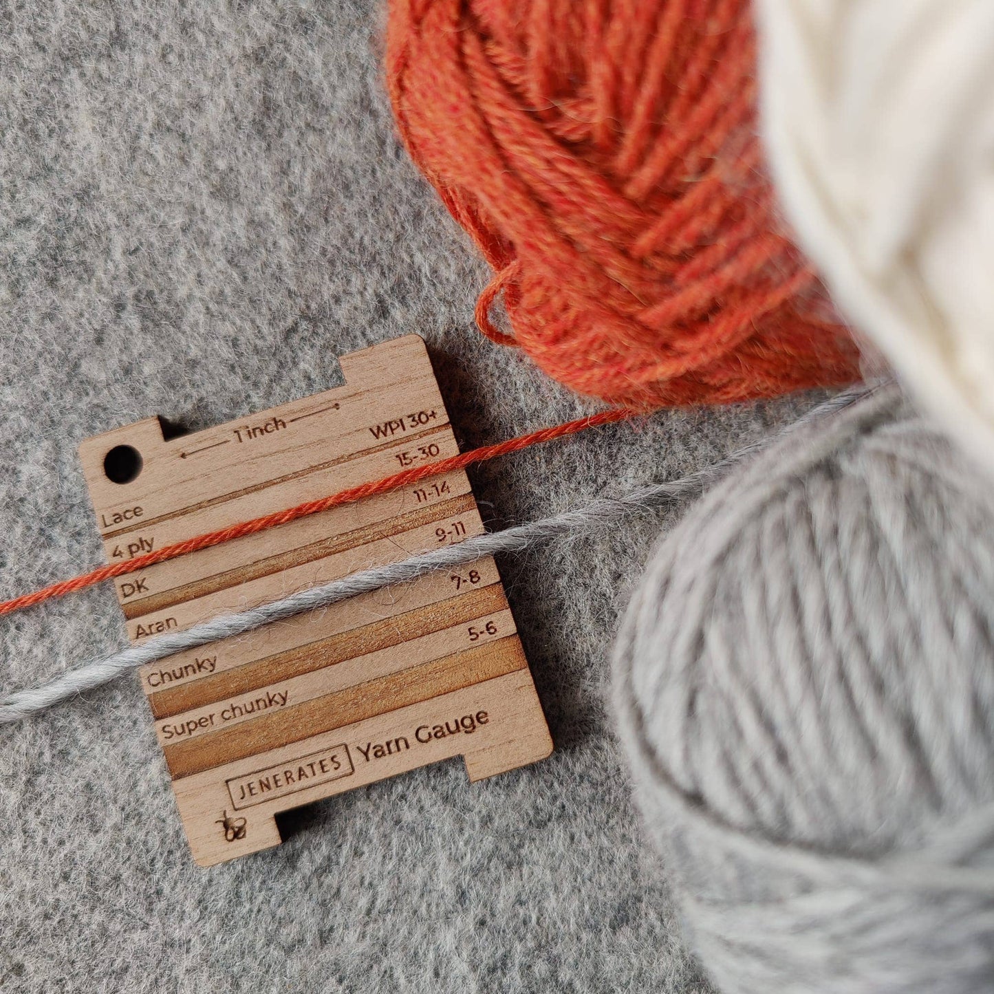 Jenerates by Jen Hogg - Jenerates yarn gauge Jenerates by Jen Hogg