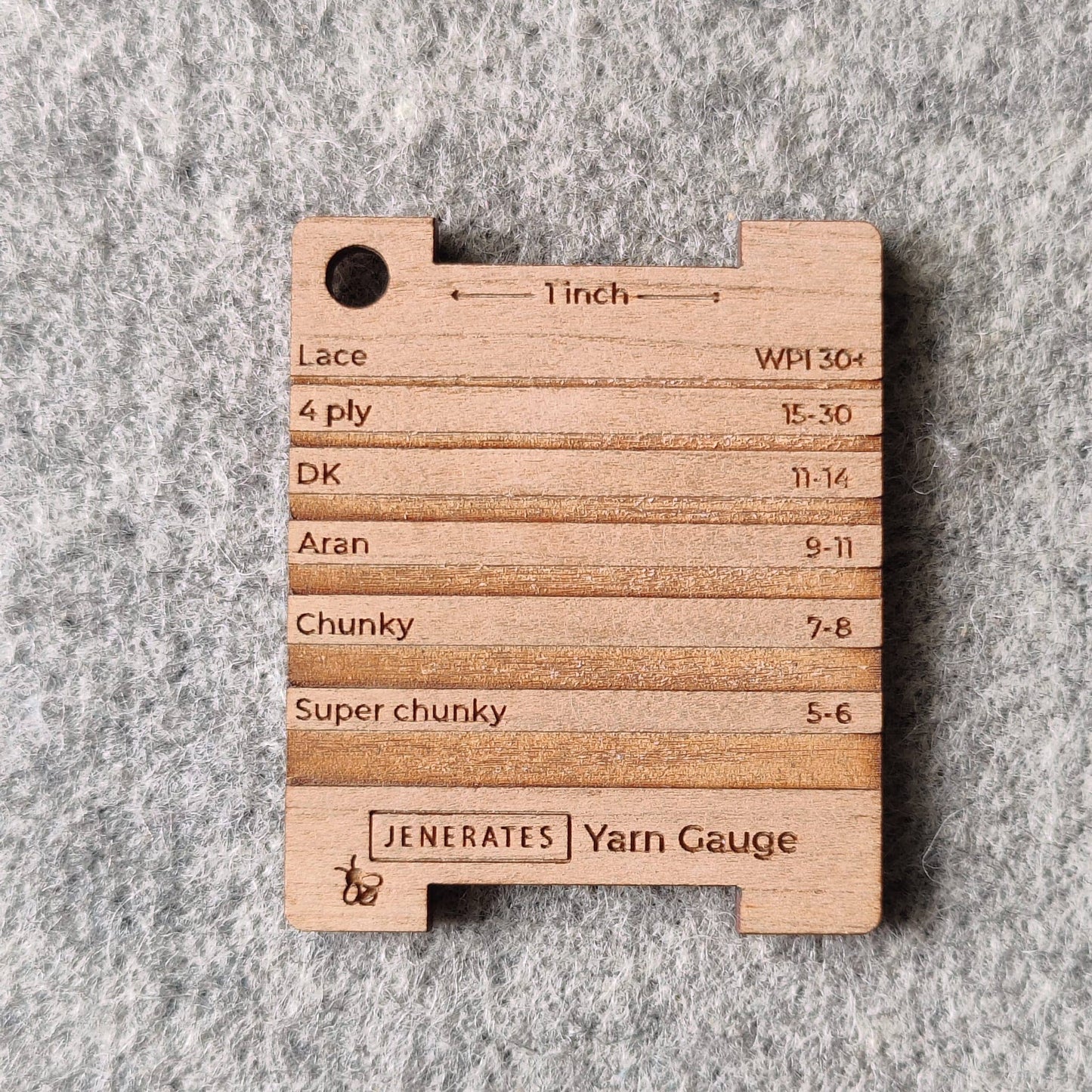 Jenerates by Jen Hogg - Jenerates yarn gauge Jenerates by Jen Hogg