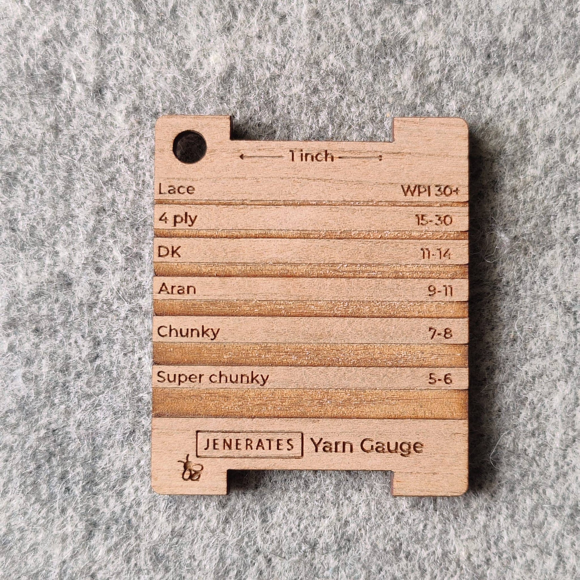 Jenerates by Jen Hogg - Jenerates yarn gauge Jenerates by Jen Hogg