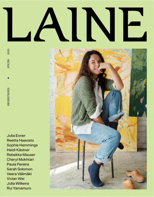 Laine Magazine Issue 24 Brushstrokes AVAILABLE NOW - Treasure Modern Knitting