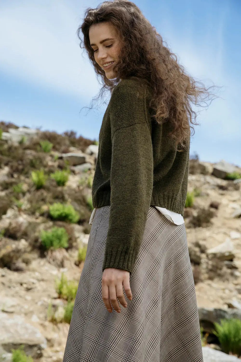 Laine x Novita Mosspath cardigan PRE-ORDER - Treasure Modern Knitting