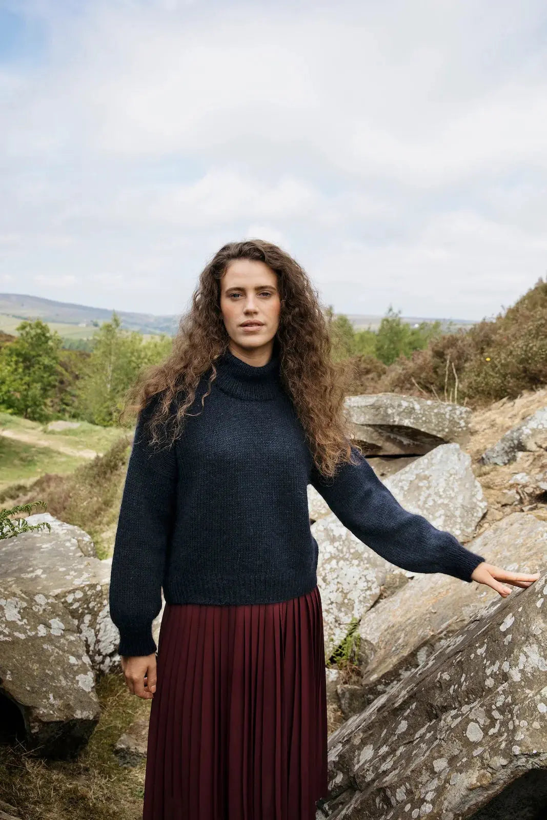 Laine x Novita Stormfell sweater yarn kit - Treasure Modern Knitting