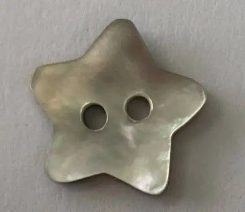 Natural Star Shaped Agoya buttons NEMARK