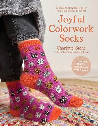 Stone Knits Charlotte Stone Joyful Colorwork Socks 