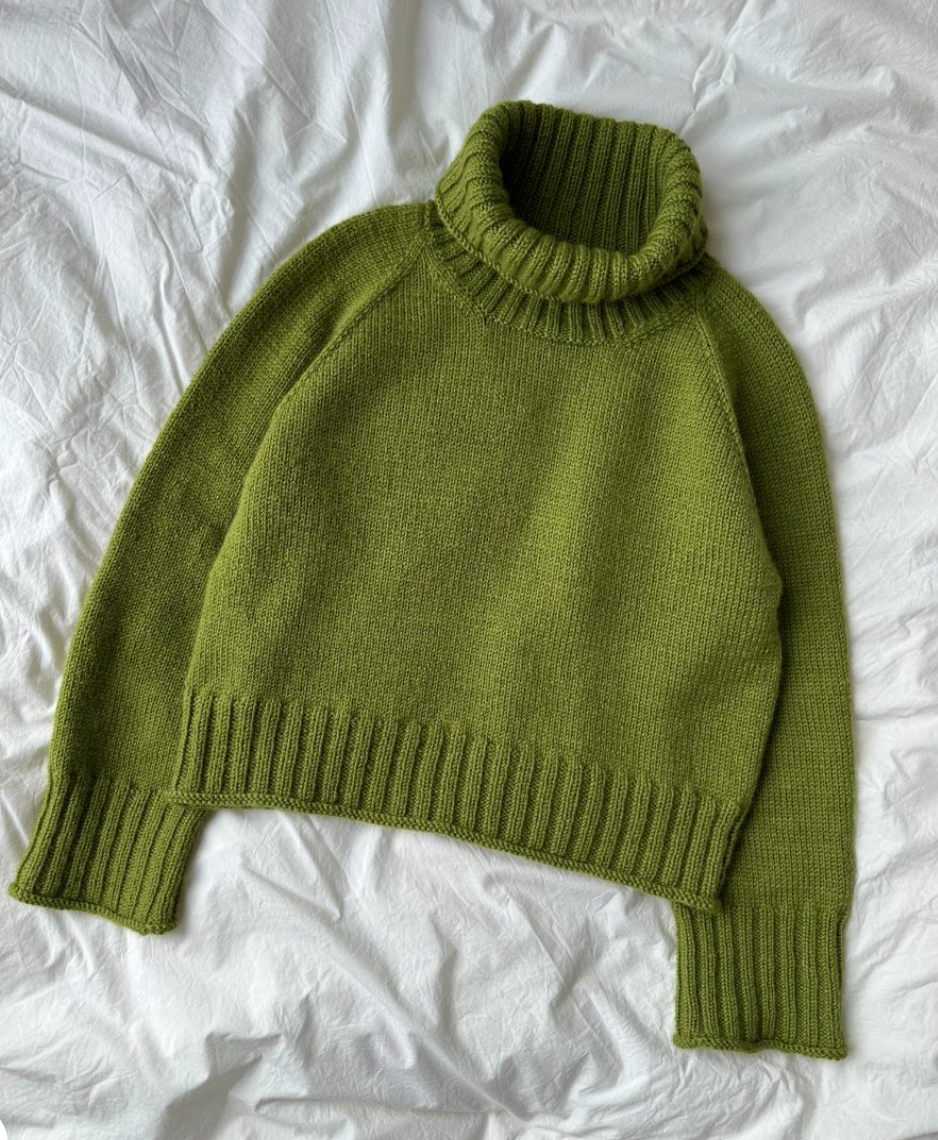 PetiteKnit Amy sweater yarn kit - Treasure Modern Knitting