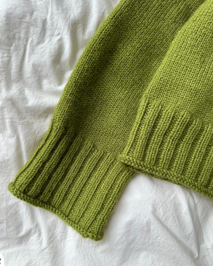 PetiteKnit Amy sweater yarn kit - Treasure Modern Knitting