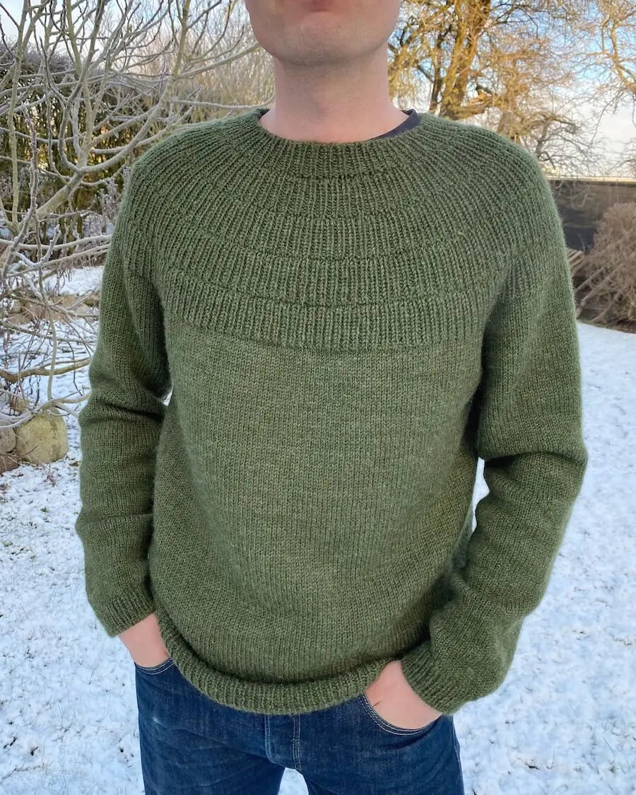 PetiteKnit Anker's Sweater - My Boyfriend's Size pattern PetiteKnit