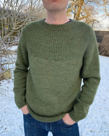 PetiteKnit Anker's Sweater - My Boyfriend's Size pattern PetiteKnit