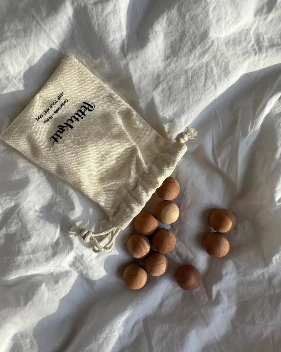 PetiteKnit Cedar Wood Balls PetiteKnit