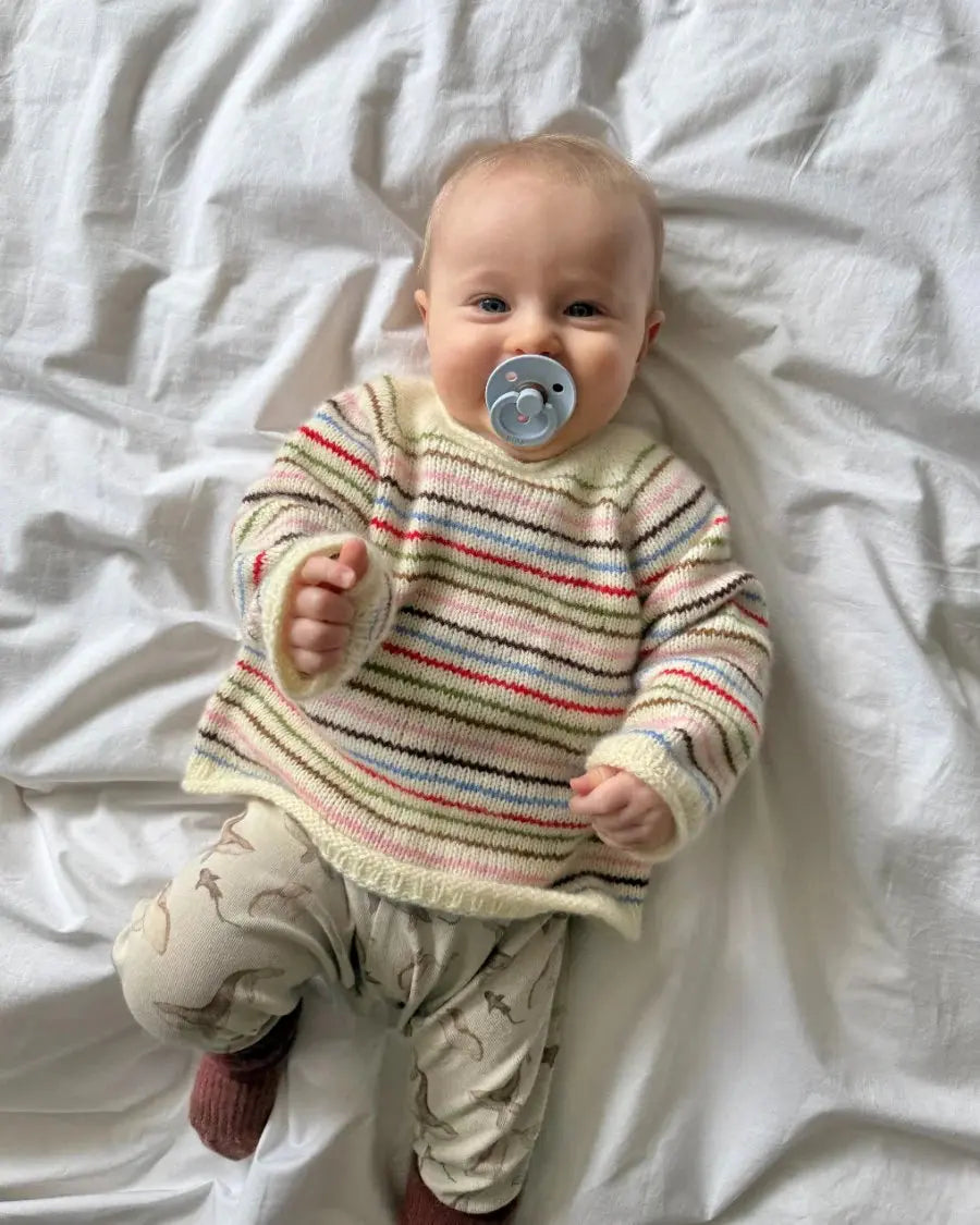 PetiteKnit Frankie sweater baby pattern PetiteKnit
