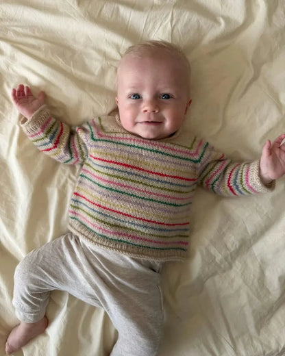 PetiteKnit Frankie sweater baby pattern PetiteKnit